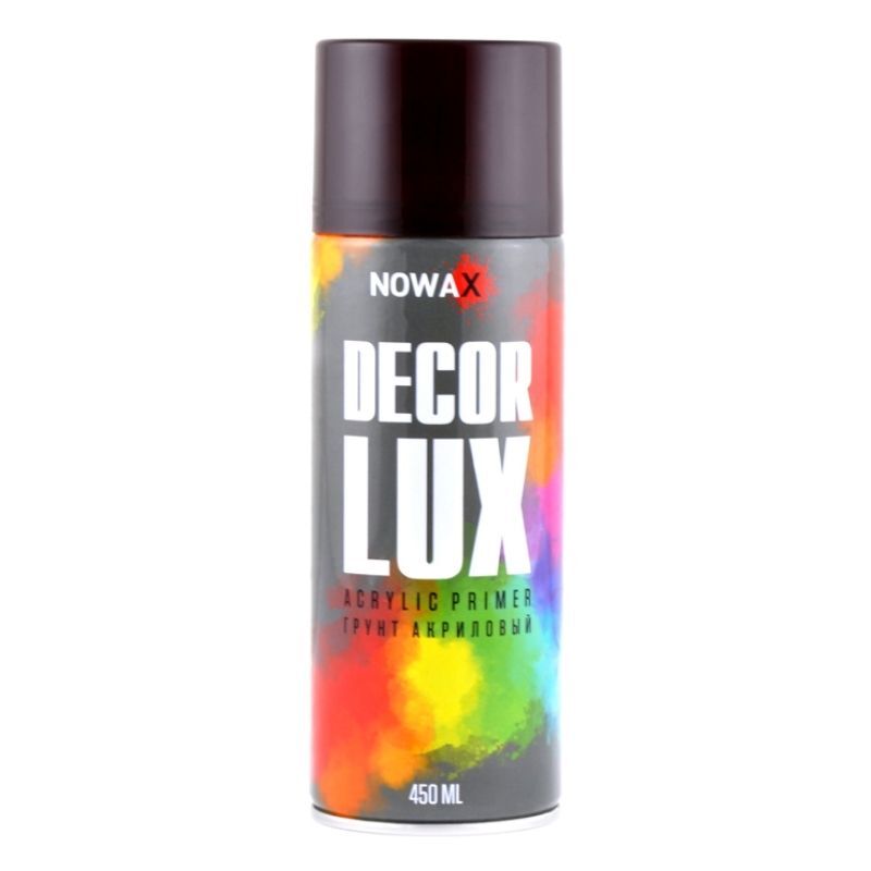 Акриловый грунт красный NOWAX Decor Lux 450 мл 3000 (NX48036/NX65036)
