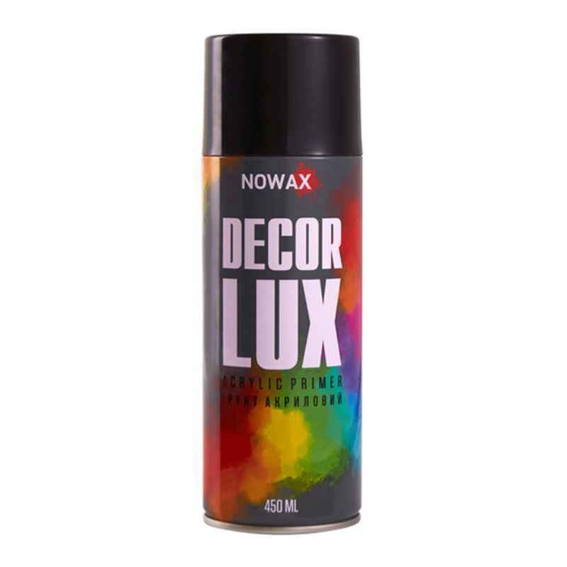 Акриловый грунт NOWAX Decor Lux 450 мл черная база 9005 (NX48049)