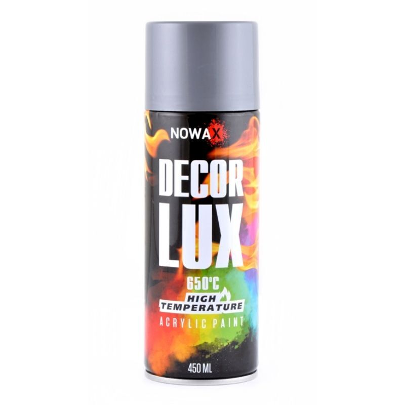 Акриловая краска серая NOWAX Decor Lux 450 мл 9022 (NX48038/NX65038)