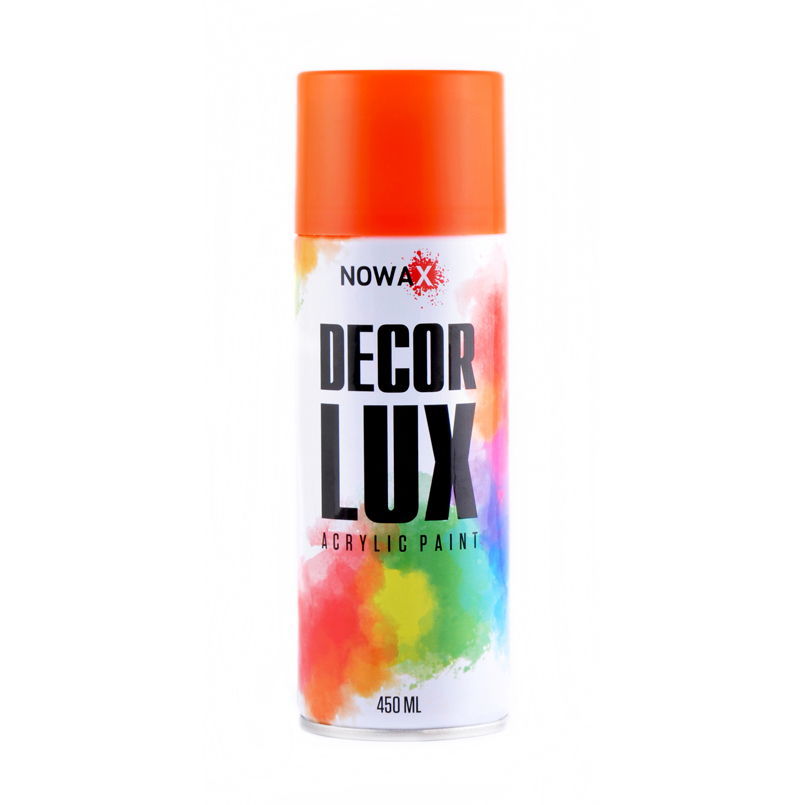 Краска флуоресцентная для декора NOWAX Decor Lux аэрозоль 450мл (NX48047)