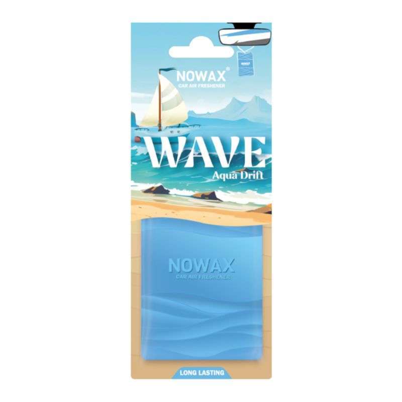 Ароматизатор для авто пластиковый Nowax Wave Aqua Drift для воздуха (NX07774)