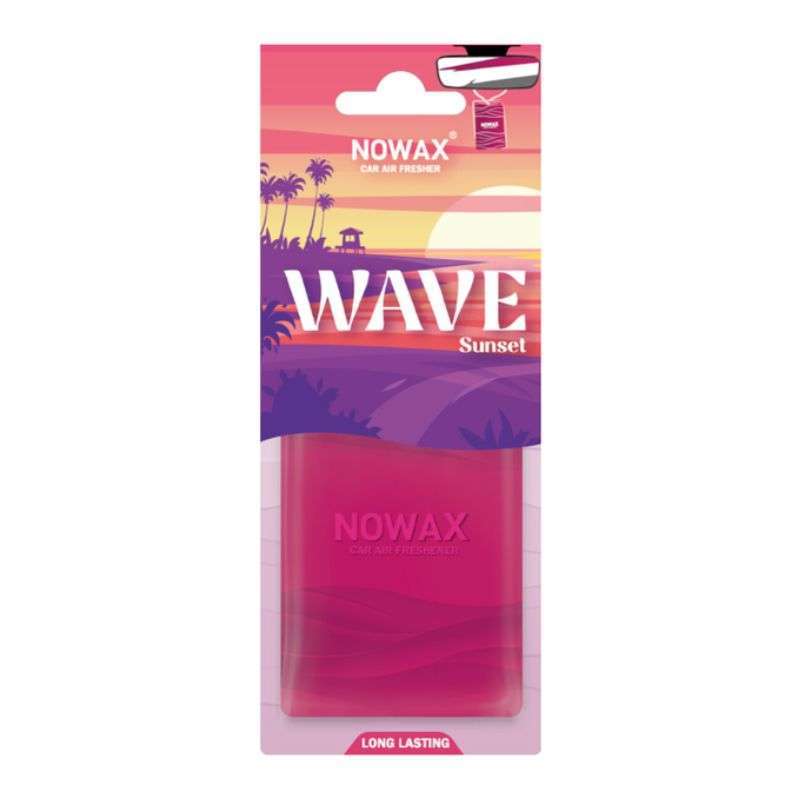Ароматизатор для авто пластиковый Nowax Wave Sunset освежитель воздуха для машины (NX07781)