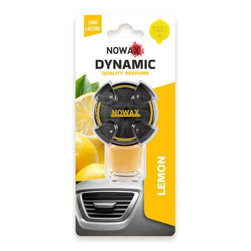 Ароматизатор для автомобиля на дефлектор Nowax Dynamic Lemon для салона машины (NX07791)