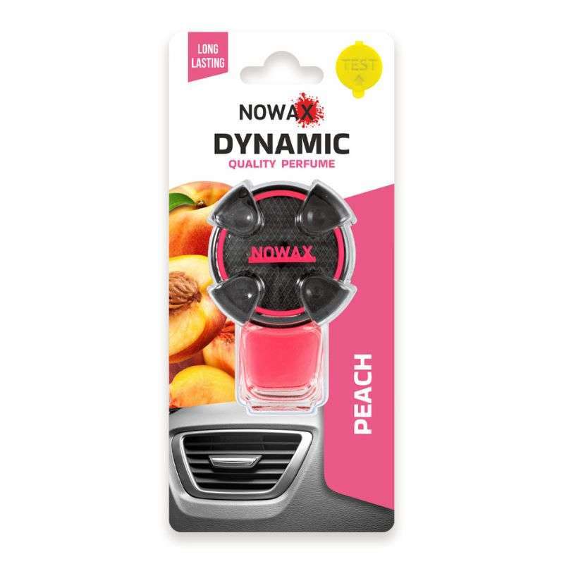 Ароматизатор для автодефлектора Nowax Dynamic аромат персик для авто NX07795