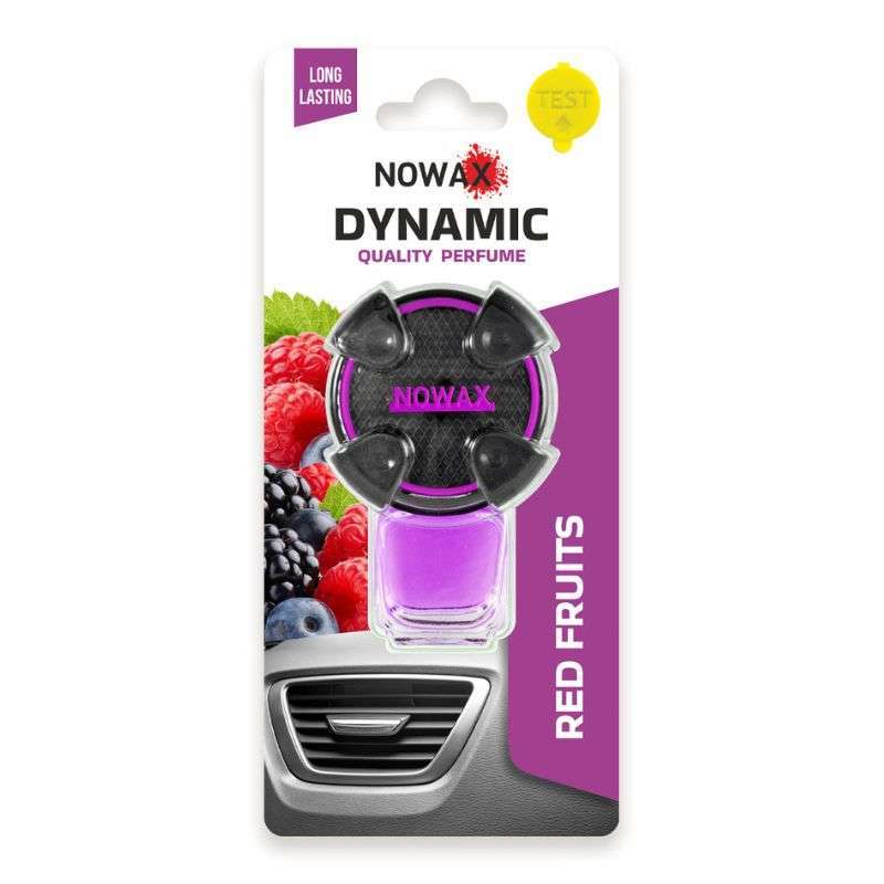 Ароматизатор для авто на дефлектор Nowax Dynamic Redfruits аромат красных фруктов (NX07796)