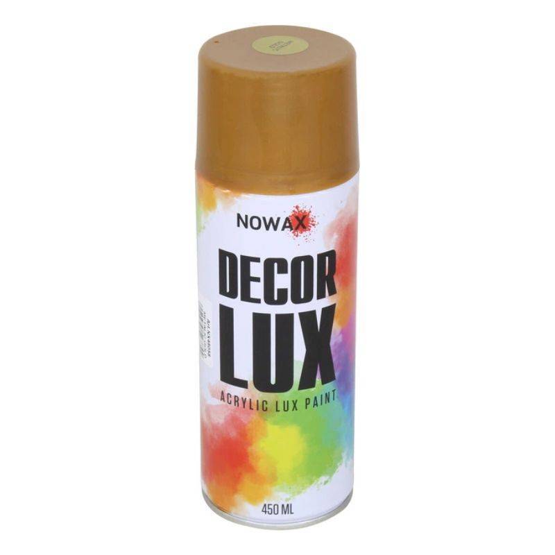 Акриловая краска 450мл NOWAX Decor Lux золотой металлик (NX48054)