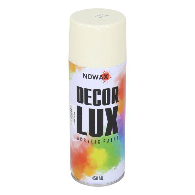 Акриловая краска 450мл NOWAX Decor Lux кремовый RAL 9001 (NX48052)