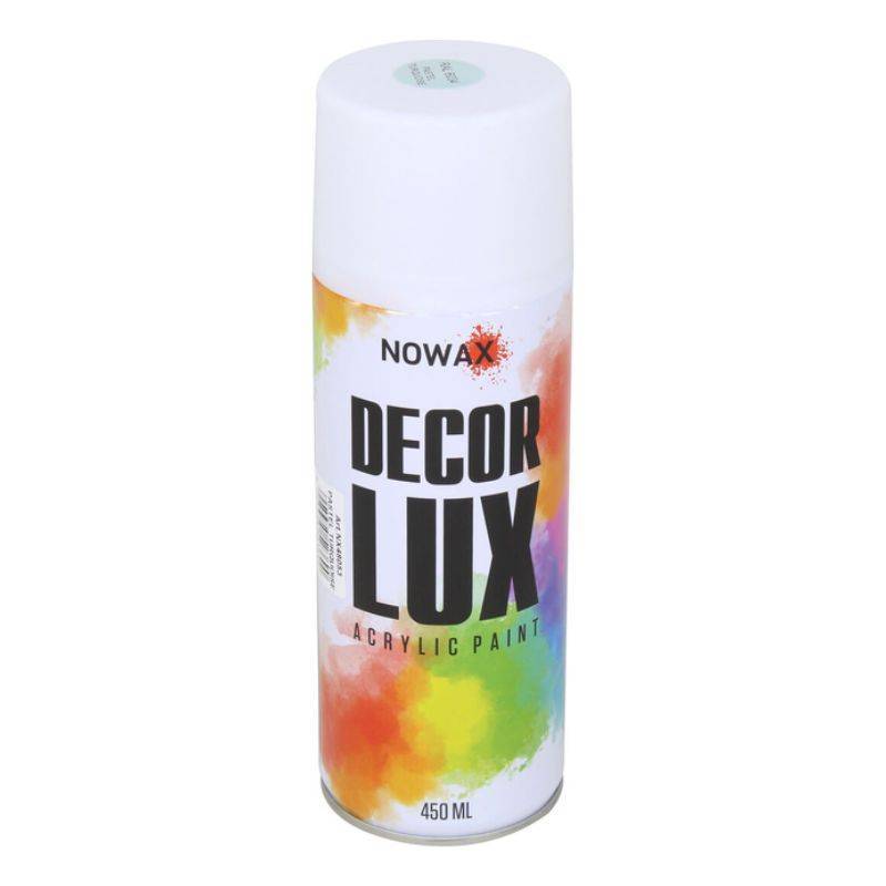 Акриловая краска 450мл NOWAX Decor Lux пастельно-бирюзовый RAL 6034 (NX48053)