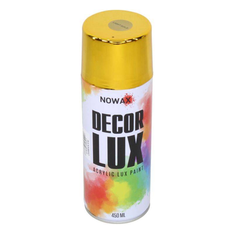 Акриловая краска 450мл NOWAX Decor Lux светло-золотой Light Gold (NX48057)