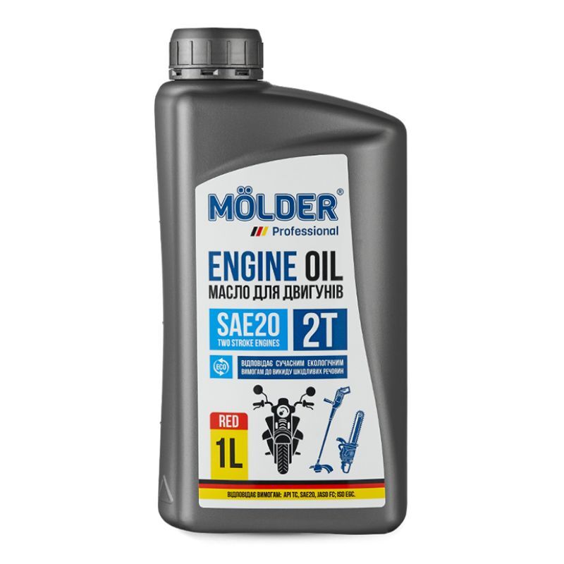Моторное масло Molder Engine Oil 2T SAE20 минеральное 1л (MA01220)