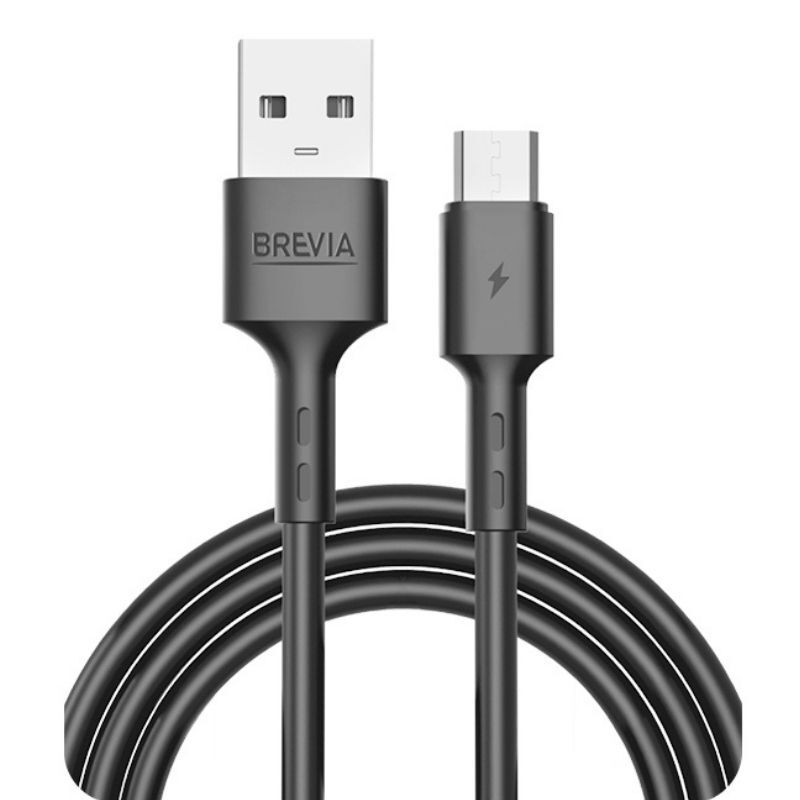 Кабель BREVIA USB to Micro 1m, black, box (250шт.) (51100BUMC1)