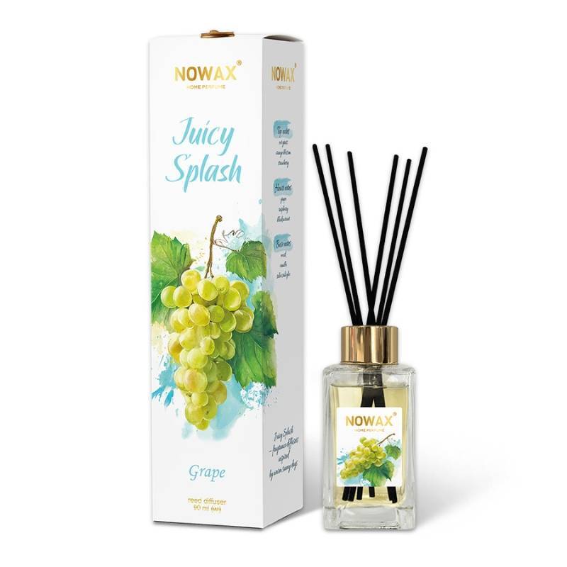 Аромадифузор з паличками Nowax серія Juicy Splash - Grapes (90 мл.) (NX00173)
