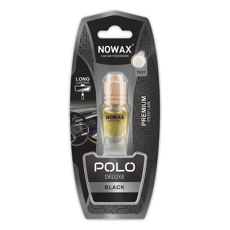 Ароматизатор для авто NOWAX Polo Deluxe Black 7мл (NX07815)