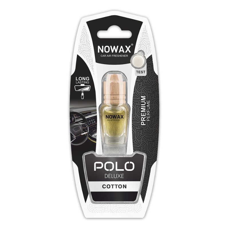 Ароматизатор для авто NOWAX Polo Deluxe Cotton 7мл (NX07816)