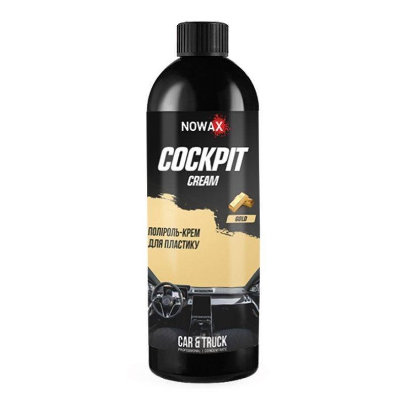 Крем-полироль для пластика 750мл Nowax Cockpit Cream Gold (NX75020)