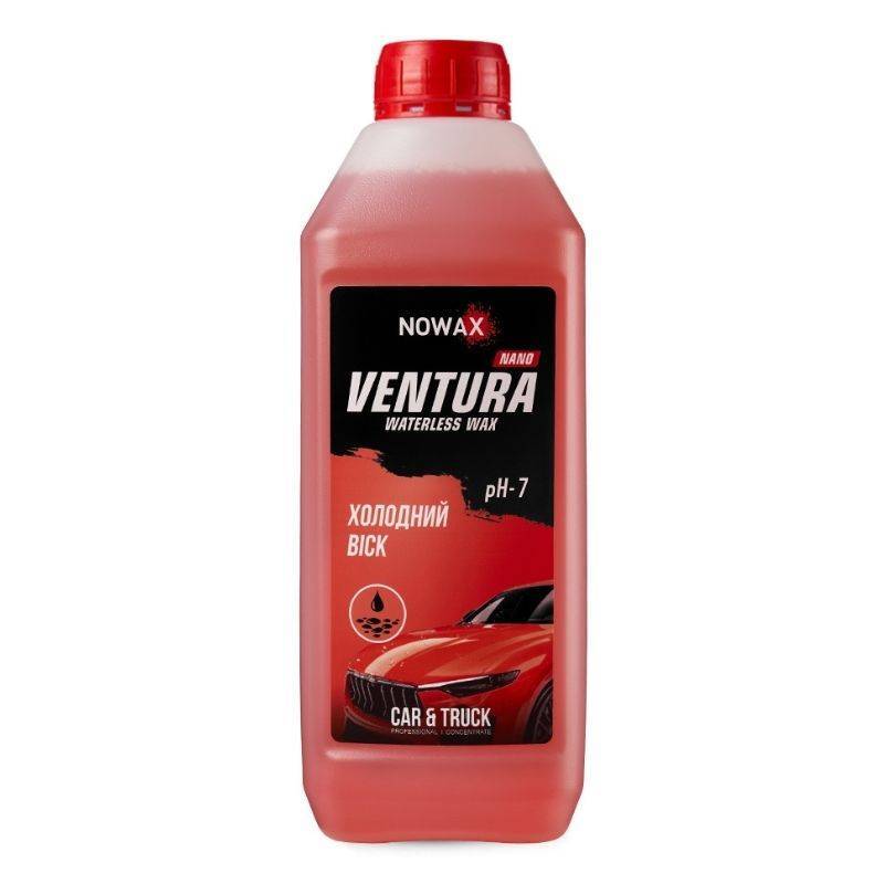 Холодный воск для кузова Nano Ventura 1л разведение 1:150 1:100 NOWAX (NX01136)