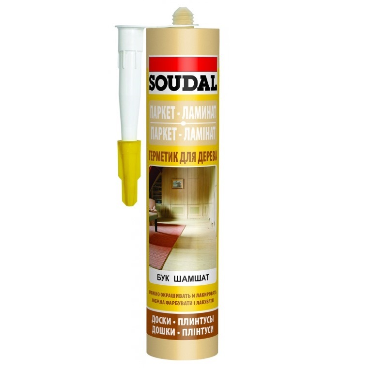 SOUDAL герметик для дерева оттенок бук 280 мл строительный герметик (000020000000045009)