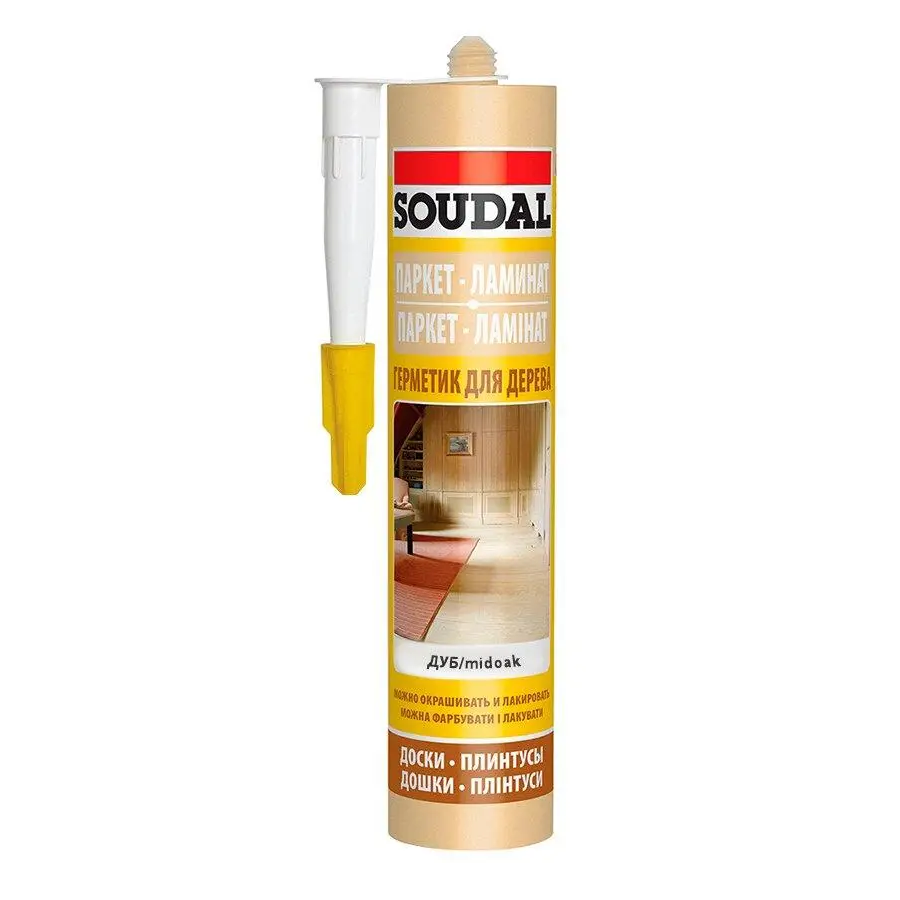 SOUDAL герметик для дерева оттенок дуба 280 мл строительный клей и герметик (000020000000045010)
