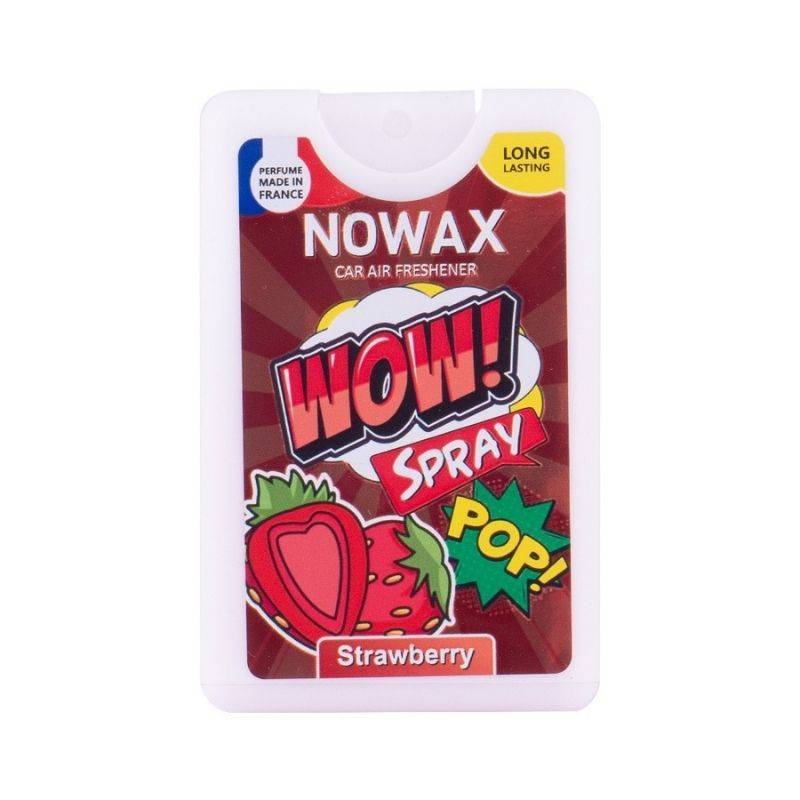 Ароматизатор для авто Nowax WOW Spray Земляника 18 мл освежитель воздуха (NX00143)