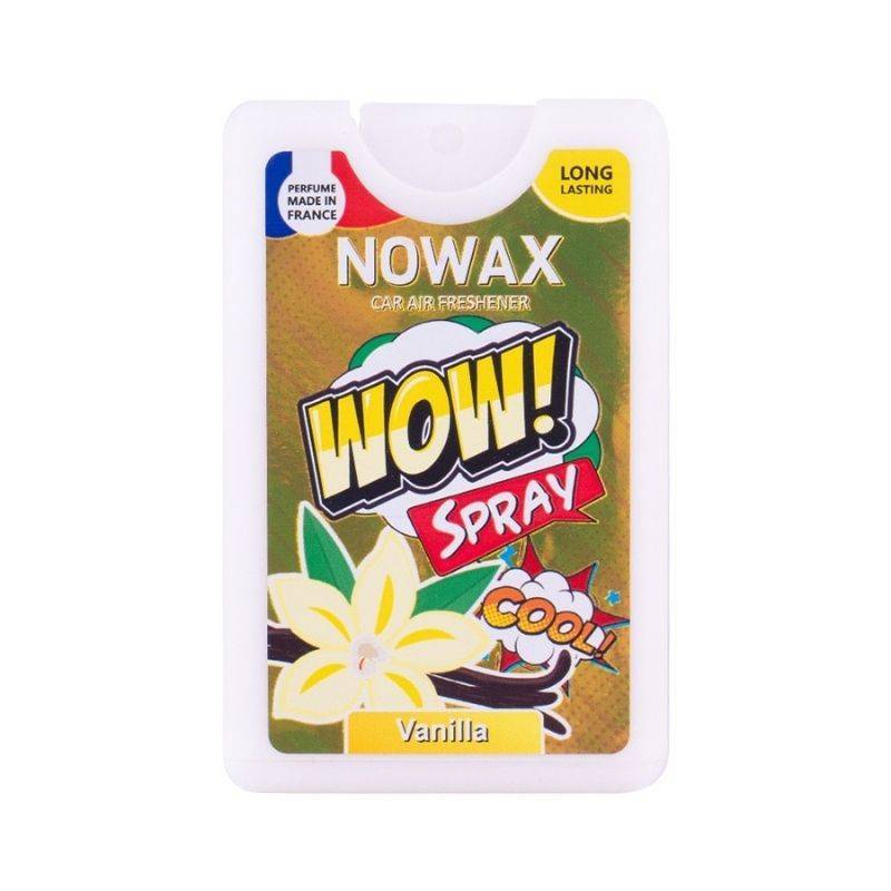 Ароматизатор для авто Nowax WOW Spray Ваніль 18 мл аромат ванили (NX00144)