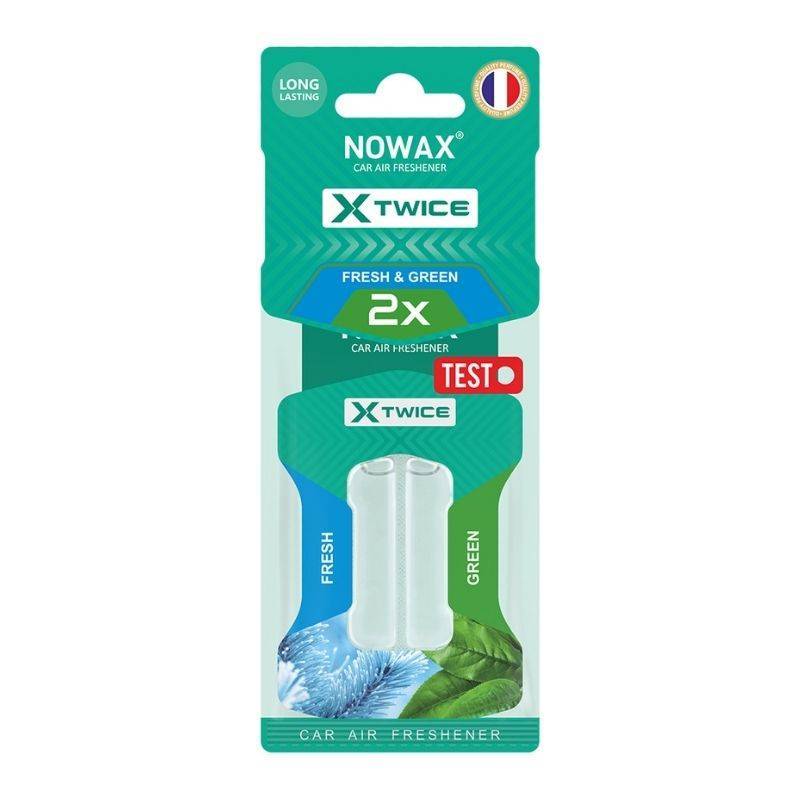 Автомобильный ароматизатор Nowax X Twice Fresh and Green для салона авто (NX00154)
