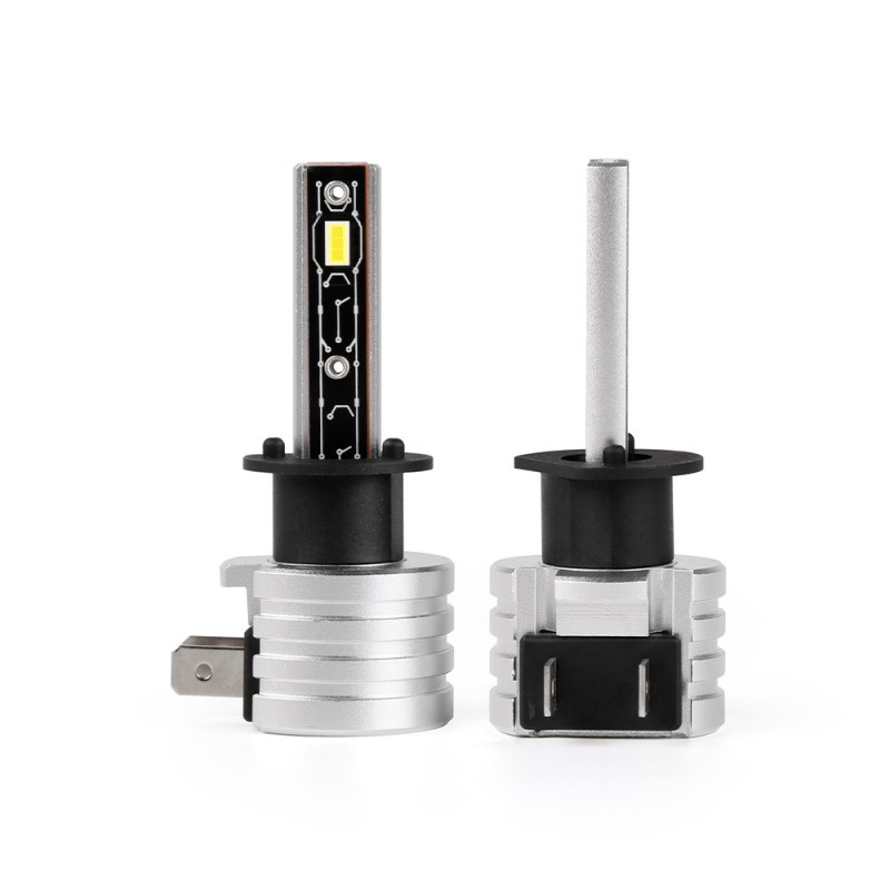 Світлодіодні автолампи H1 CARLAMP Crystal Vision мініатюрні лампи сумісні на 99% з вашим авто 5000Lm 6000K (CVH1)