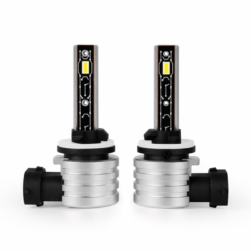 LED автолампи H27 CARLAMP Crystal Vision 5000Lm 6000K для основного світла 99% сумісності (CVH27)