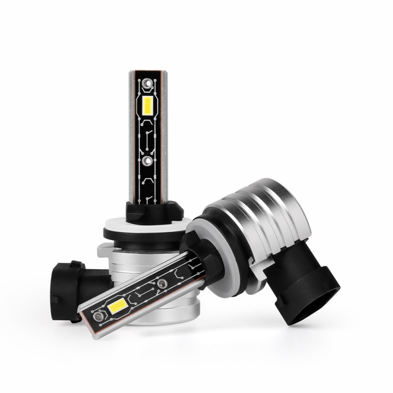 LED автолампи H27 CARLAMP Crystal Vision 5000Lm 6000K для основного світла 99% сумісності (CVH27)