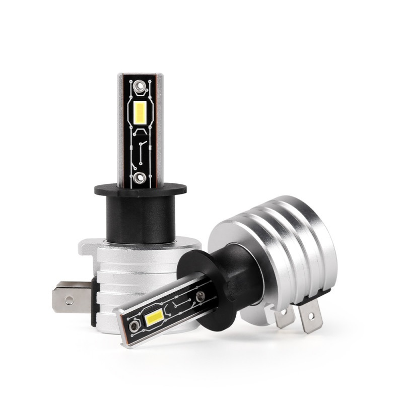 Автолампи LED H3 Carlamp Crystal Vision компактні для більшості авто 5000Lm 6000K (CVH3)