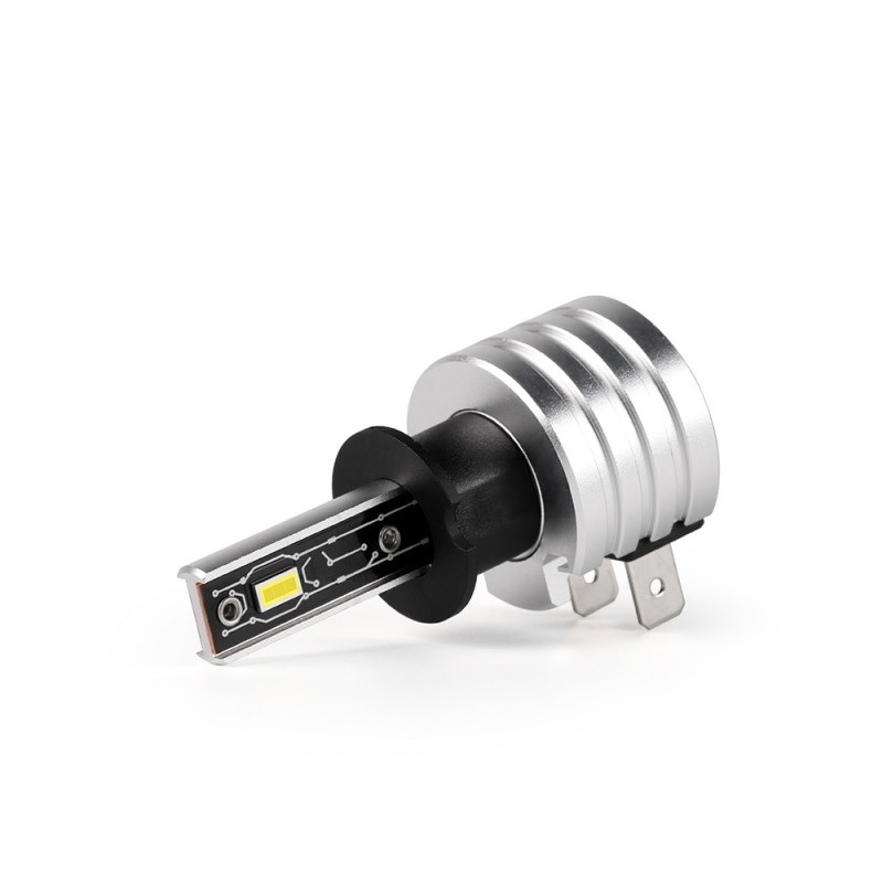 Автолампи LED H3 Carlamp Crystal Vision компактні для більшості авто 5000Lm 6000K (CVH3)
