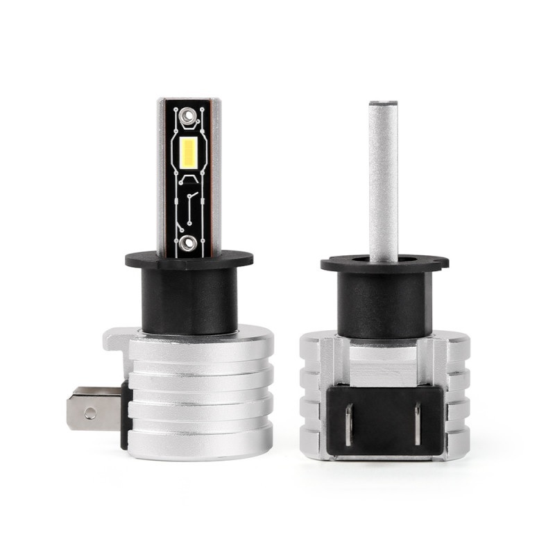 Автолампи LED H3 Carlamp Crystal Vision компактні для більшості авто 5000Lm 6000K (CVH3)