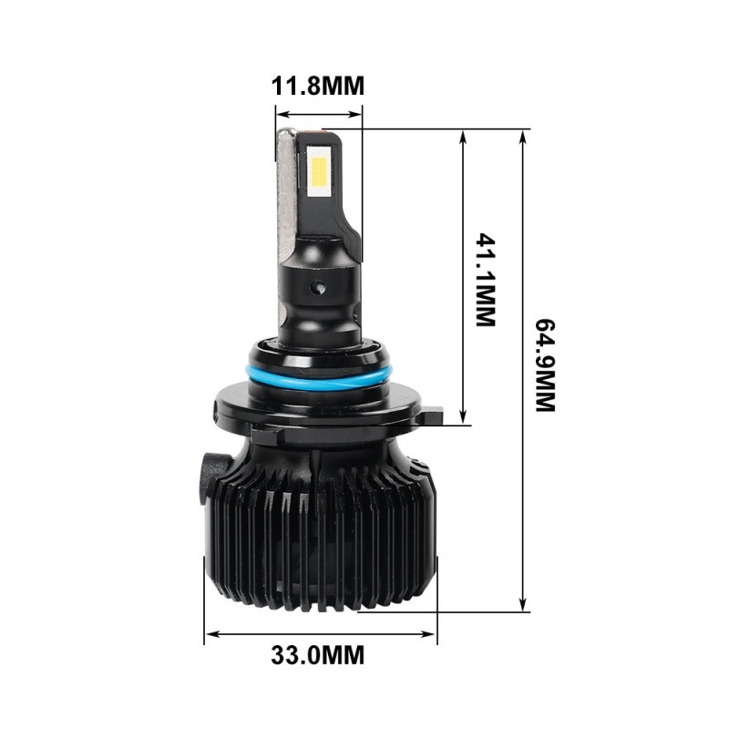 Автолампи LED Smart Vision HB3 HB4 Carlamp Gen 2 компактні 8000Lm 6500K для авто (SMGHB3/4)