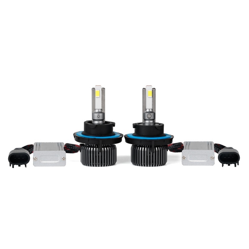 Автолампи LED H13 CARLAMP Ultra Vision з яскравістю 9400Lm 6000K світять до 150 метрів (UVH13)