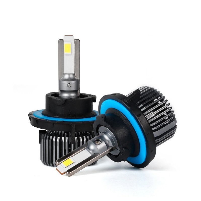 Автолампи LED H13 CARLAMP Ultra Vision з яскравістю 9400Lm 6000K світять до 150 метрів (UVH13)