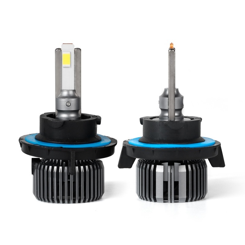 Автолампи LED H13 CARLAMP Ultra Vision з яскравістю 9400Lm 6000K світять до 150 метрів (UVH13)