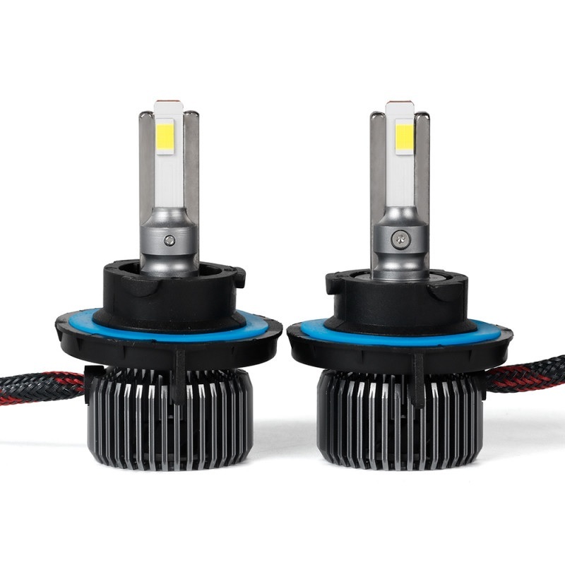 Автолампи LED H13 CARLAMP Ultra Vision з яскравістю 9400Lm 6000K світять до 150 метрів (UVH13)