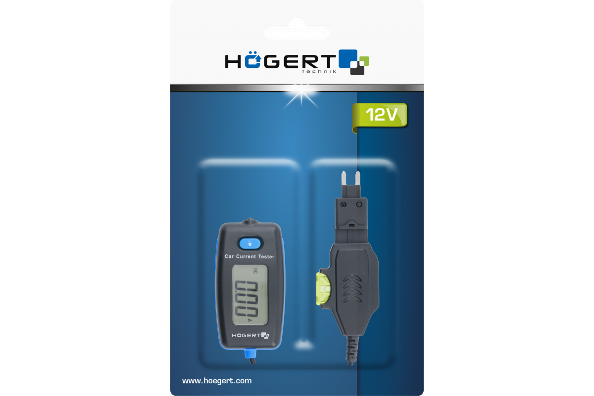 Пристрій для тестування запобіжників Hogert для вимірювання струму (HT8G435)