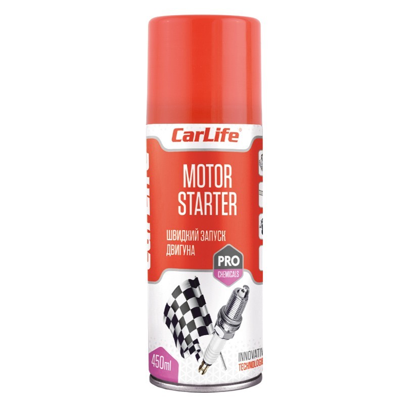 Аэрозоль для быстрого старта двигателя CARLIFE 450 мл (CF457)