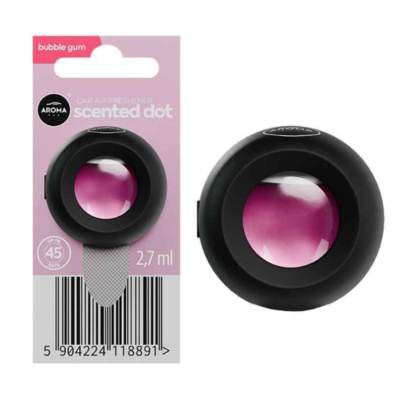 Ароматизатор автомобильный Aroma Car Scented dot со вкусом жевательной резинки Bubble gum (11889)