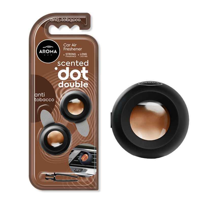 Ароматизатор в авто Aroma Car Scented Dot Double против запаха табака автомобильный (12015)