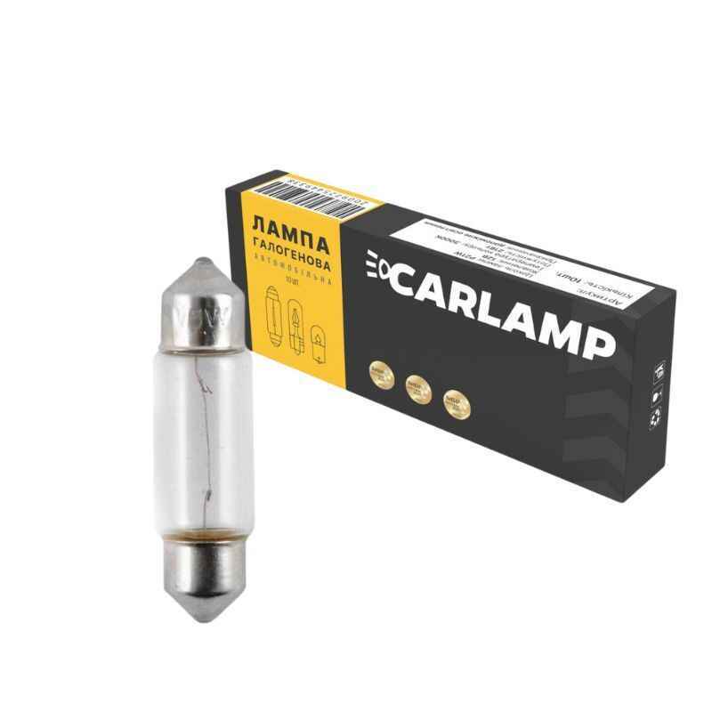 Галогенные автолампы Carlamp C5WT11x37 12V набор 10 штук в упаковке (CL1292)