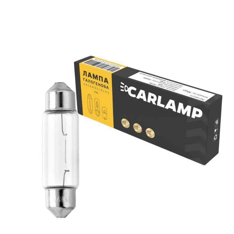 Галогенные лампы Carlamp C5WT11x41 12V набор 10 штук в упаковке (CL1294)