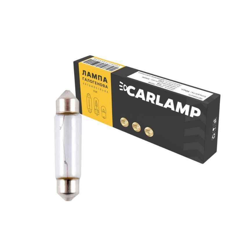 Галогенные автолампы Carlamp C10WT11x41 12V набор 10 штук в упаковке (CL1295)