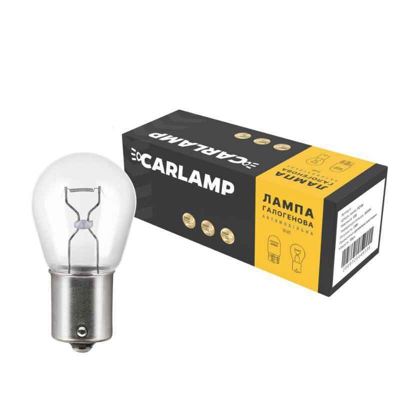 Галогенные автолампы P21W 24V Carlamp комплект 10 штук в упаковке (CL2431)