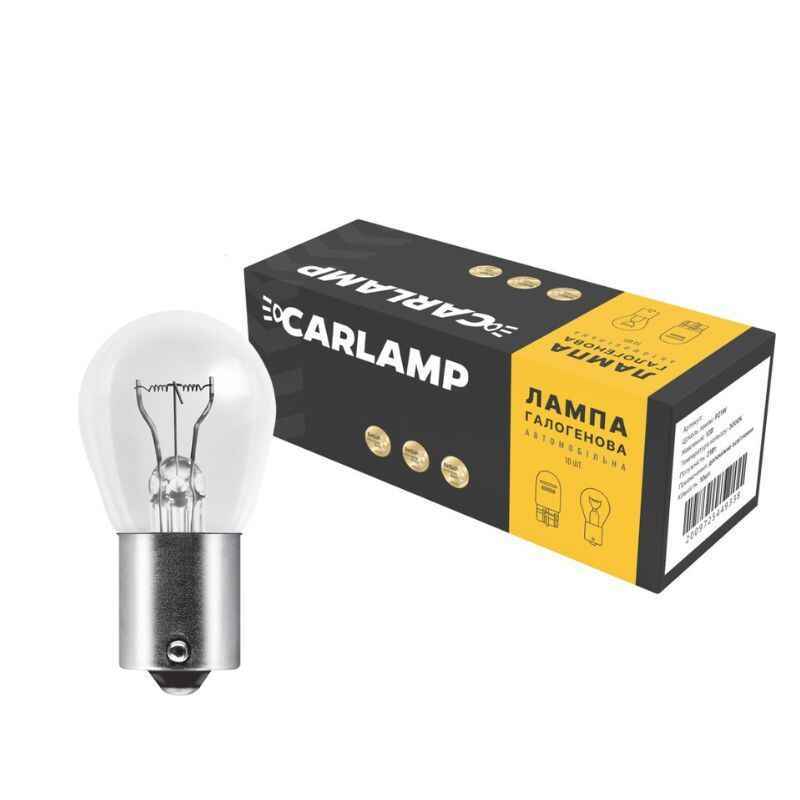 Галогенные автолампы P21/5W 24V Carlamp 10 штук в упаковке артикул (CL2433)