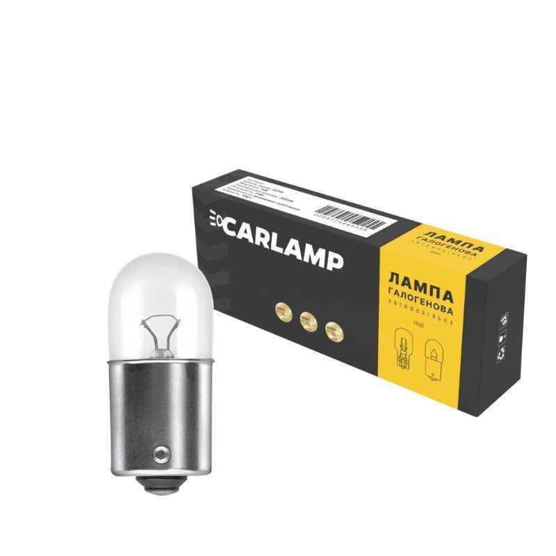 Галогенные автомобильные лампы R10W 24V Carlamp набор 10 штук в упаковке (CL2436)