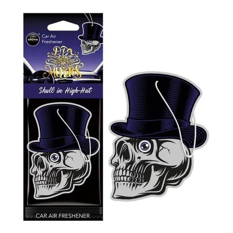 Автомобильный ароматизатор Aroma Car Dia De Los Muertos череп в цилиндре (10380)