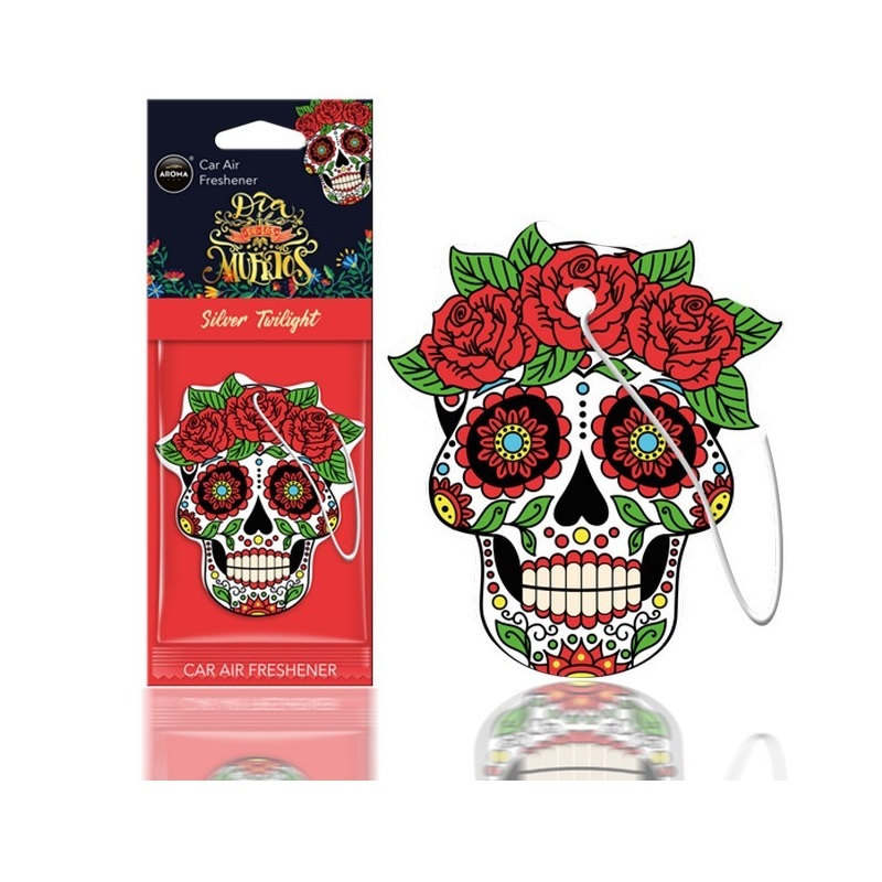 Ароматизатор для авто Aroma Car Dia De Los Muertos Silver Twilight для машины (83118)