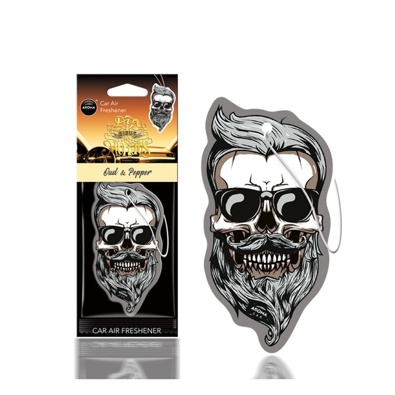 Ароматизатор для авто Aroma Car Dia De Los Muertos Oud and Pepper Skull (83120)
