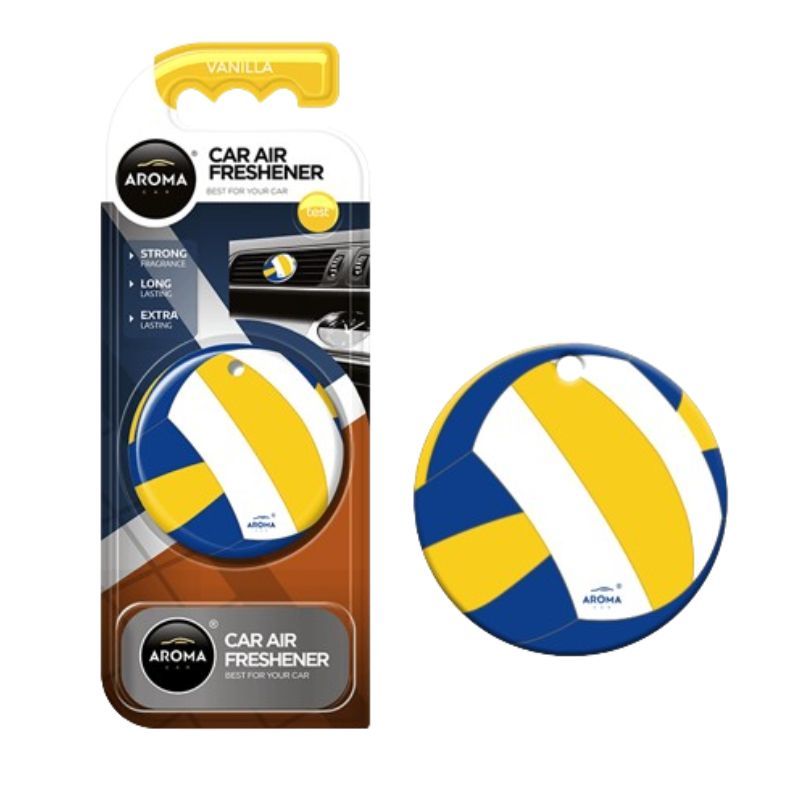Автомобильный ароматизатор Aroma Car Sport Volleyball с ванильным ароматом (11463)